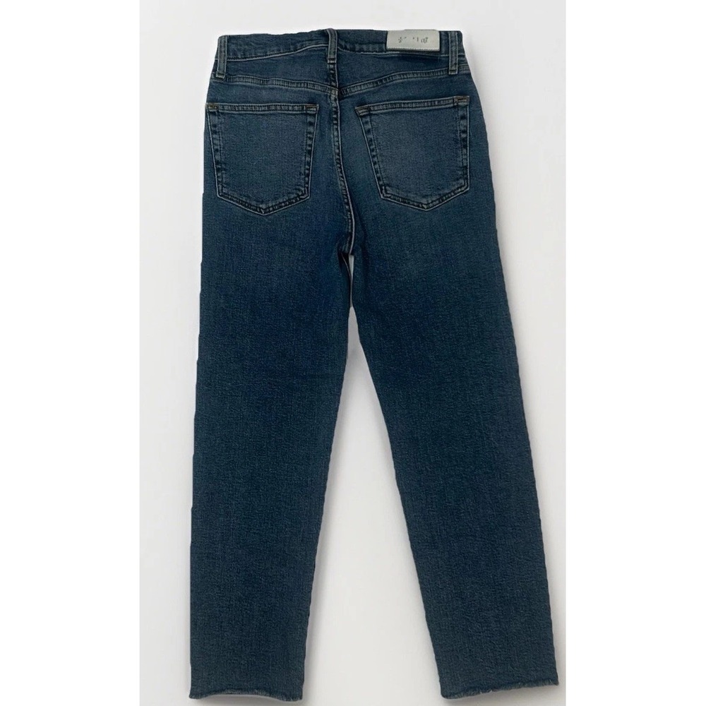 RE/DONE Originals Jeans Women's ‎ 27 High Rise 70s Stove Pipe Button Fly Cropped - Picture 6 of 11